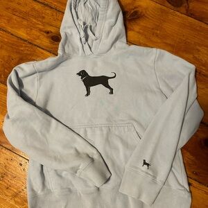 The Black Dog Light Blue Hoodie